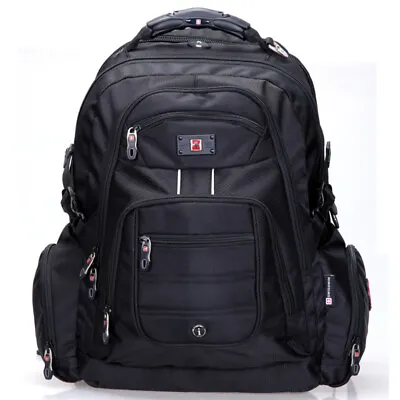 $92.40 • Buy Swiss Waterproof 17'' Laptop Backpack School Backpack Travel Shoulder Bag SW9801