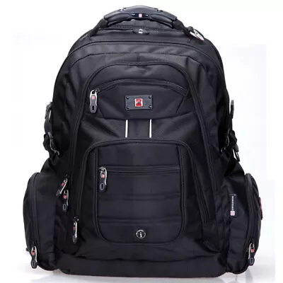 Swiss Waterproof 17'' Laptop Backpack School Backpack Travel Shoulder Bag SW9801 • $100.80