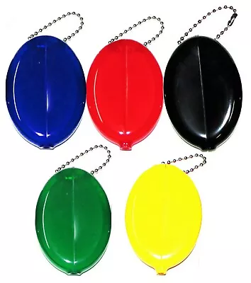 Oval Squeeze Purses 5 New Units | Holds Small Items - Coins - Keys | Made In USA • $11.99