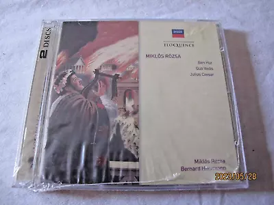 Miklos Rozsa  Ben Hur  Quo Vadis  Julius Caesar Decca Eloquence 2 CDs 2010 New • $12.98