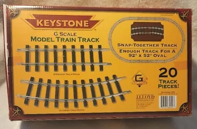 KEYSTONE 32004 Scale Model Oval Train Track - MISSING 2 TRACKS • $44.99