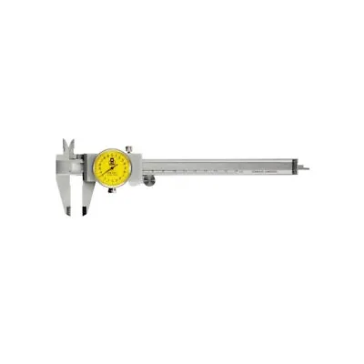 £59.21 • Buy Moore And Wright 150mm Stainless Steel Metric Dial Caliper Yellow Face MW142-15
