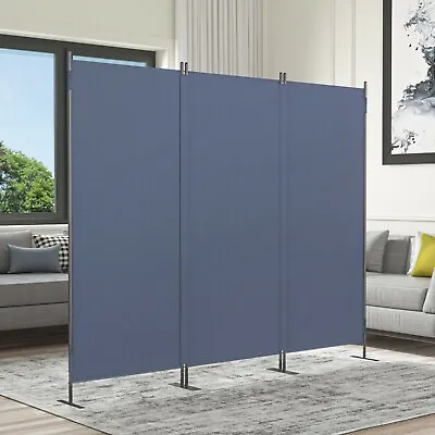 3-Panel Room Divider Folding Partition Privacy Screen Wall Divider Home Office • $46.99