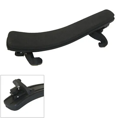 Adjustable Violin Shoulder Rest - Black - 3/4 To 4/4 Size • $9.94