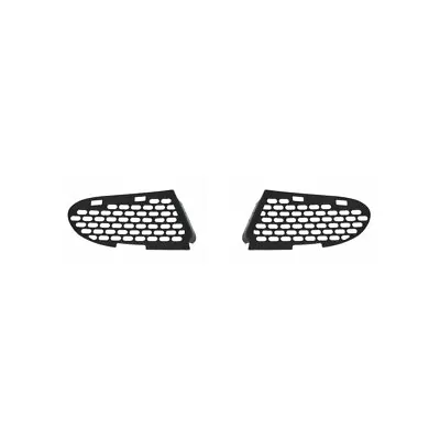 Fit For 94-97 Mercedes Benz C Class W202 Front Bumper Side Grille Black 2pcs/set • $48.16