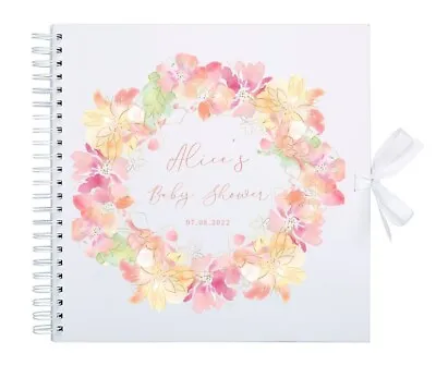 Personalised Baby Shower Scrapbook Photo Album Baby Shower Gift New Baby Gift • £15.99