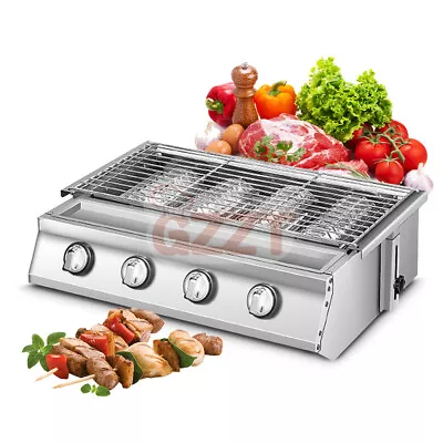 Gas Grill LPG Barbecue Stoves Infrared Burners With Burner Covers For Restaurant • $280.72