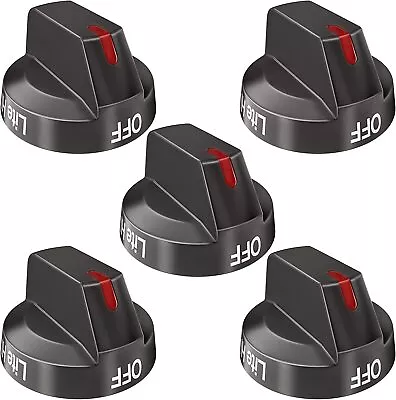 5X Gas Burner Knobs Dial DG64-00473B Samsung Range Oven NX58M6850SG NX58J7750SG • $32.53