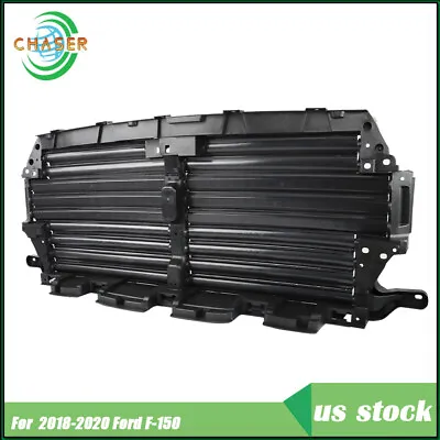 Black Upper Radiator Grille Air Shutter Control Assembly For 2018-20 Ford F-150 • $100.70