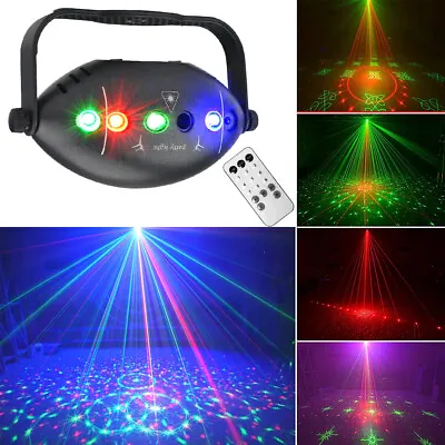 72 Patterns Mini Projector Stage Light LED RGB Home Party KTV Club DJ Disco US • $33.55