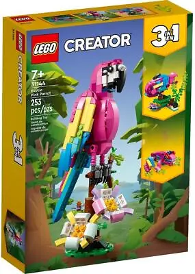 LEGO 31144 Exotic Pink Parrot - Creator 3in1 From Tates Toyworld • $38