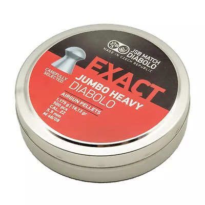 JSB Exact Jumbo Heavy 5.5mm (.22) Pellets (x500) • £23