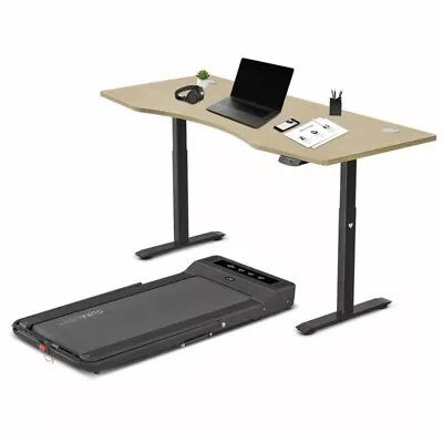 $1259 • Buy LSG Nimbus Walking Pad Treadmill + ErgoDesk Automatic Standing Desk 1800mm (Oak)