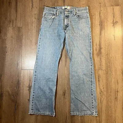 Levis 527 Jeans Mens 32x31 Blue Denim Boot Cut Light Wash Cowboy Western • $18.95