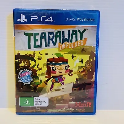 Tearaway Unfolded - PAL Sony PlayStation 4 PS4 - BRAND NEW SEALED • $15.60