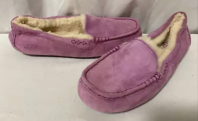 UGG Women's Ansley 3312 Moccasin Slipper Size 12 Purple EUR 43/UK 10....…O55 • $39.99