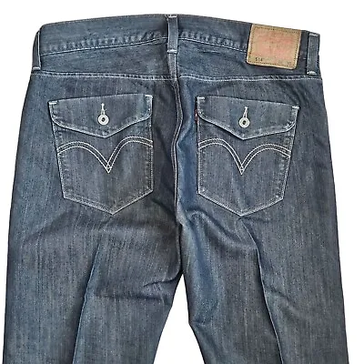 Levi's 514 Men's Slim Straight With Flap Pockets Pressed Size 36X30 • $29.95