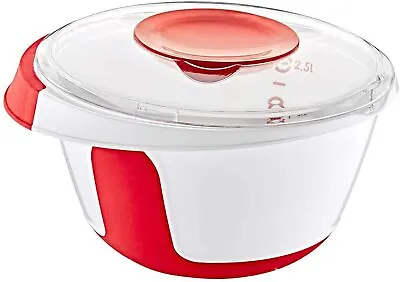 2.5 Litre Graded Mixer Bowl With Lid - Double Colored • £7.99