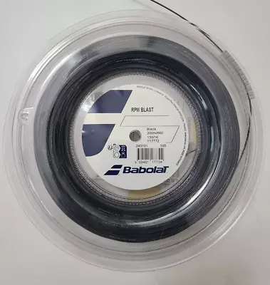 Babolat RPM Blast Tennis String 16G 1.30mm 200m Reel Black • $150