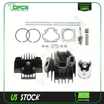 For Yamaha PW50 1981-2009 60cc Big Bore Cylinder Piston Gasket Head Top End Kit • $41.56