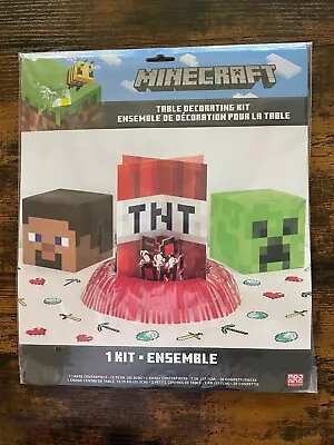 MINECRAFT Table Decorating Kit NEW IN PACKAGE • $14.99