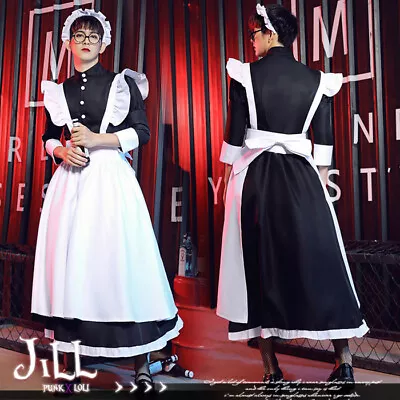 Otaku Anime Boy Otokonoko Crossdress Maid Butler Cosplay Dress Costume J2B7002 • $37.98