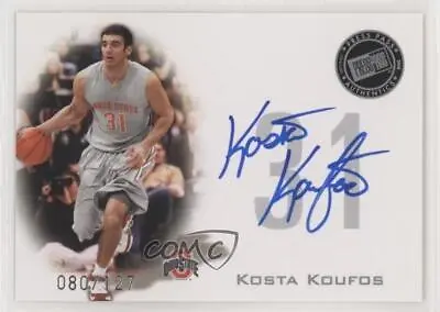 2008 Press Pass Signings Silver /127 Kosta Koufos #PPS-KK Rookie Auto RC • $8.01