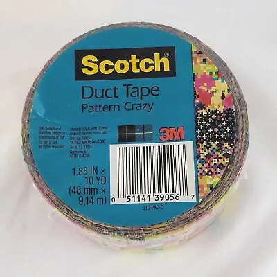 Scotch Pattern Duct Tape 1.88 Inch X 10 Yards (48mm × 914m) Pattern Crazy • $6.49