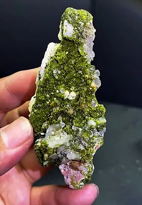 79.3g Natural Rare Green Epidote Crystal Mineral Specimen/China • $22.99