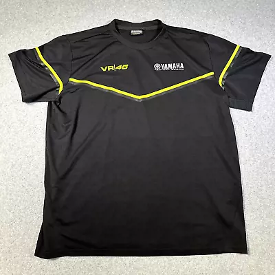 Yamaha Shirt Mens 3xl Black Short Sleeve Vr 46 Factory Racing Graphic Tee • $23.99