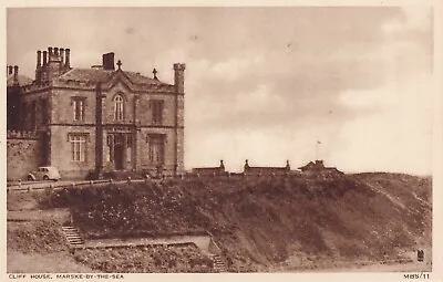MARSKE BY THE SEA PC CLIFF HOUSE BUILT 1844 BY Jos. PEASE NOW A RETIREMENT HOME • £4.75