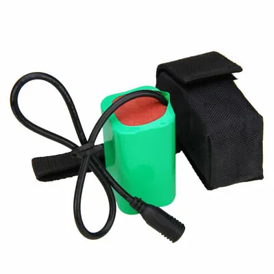 8.4V Rechargeable Battery Pack Pouch Waterproof For LED Bicycle Light Head Lamp • £14.39