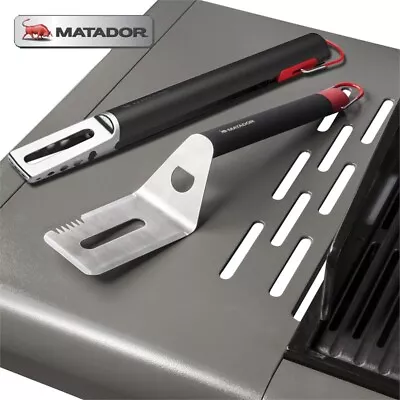 Matador BBQ Spatula And Tongs Durable Stainless Steel Barbeque Tools Utensils • $29.95