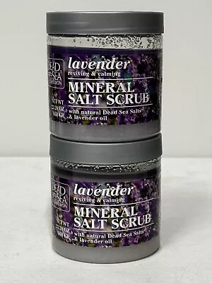 2-PACK Dead Sea Collection | Mineral Salt Scrub | LAVENDER | 23.28 Oz • $18.99