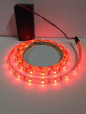 £5.99 • Buy Telescopic Flag Pole Red Led Light, 9V Battery Operated 500mm Waterproof Strip.