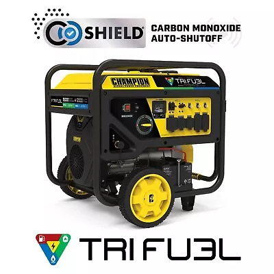 201161- 12000/15000w Tri-Fuel Champion Generator Electric Start-NEW • $2699