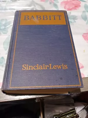 1922 Sinclair Lewis BABBITT - 1st Edition 1st Printing • $20