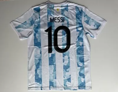 Lionel Messi #10 Argentina Soccer Jersey Men Size XL Free ShipReturn • $47.99