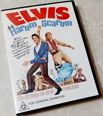 Harum Scarum DVD Elvis Presley VGC The King 1960s Pop Music Comedy Movie 60s • $9.99