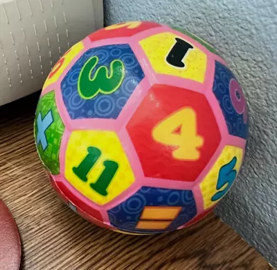 Greenbrier Colorful 4  Foam Ball Math Numbers Soft Ball Toy • $14.95