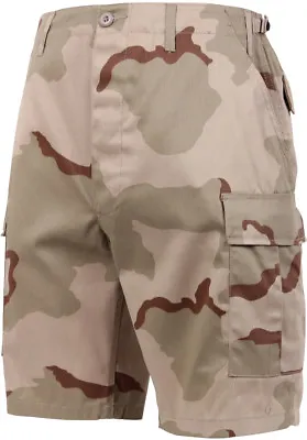 Tactical BDU Shorts Military Camo Cargo Shorts Army Fatigues Camouflage Uniform • $31.99