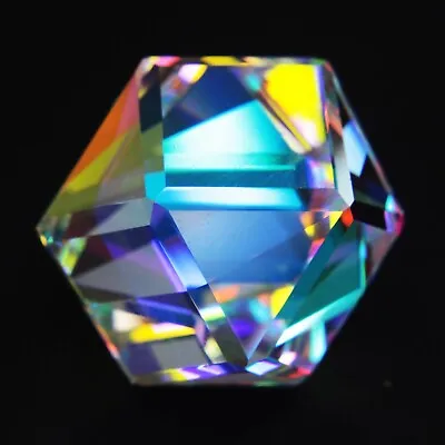 Rainbow Mystic Topaz 80 Ct Certified Cuboid Cut Loose Gemstone • $21.63