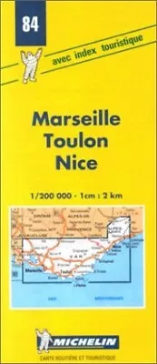 Marseille-Toulon-Nice (Michelin Map... By Michelin Travel Publ Sheet Map Folded • $7.86