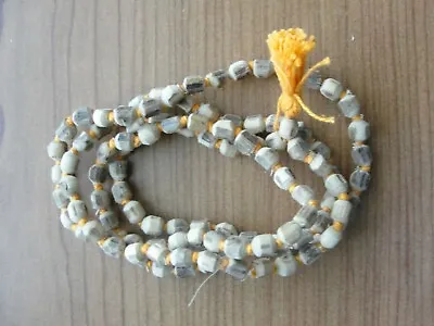 Handcrafted Japa Tulasi Mala Beads - Holy Tulasi- 108 Prayer Beads Knottet • $7.99