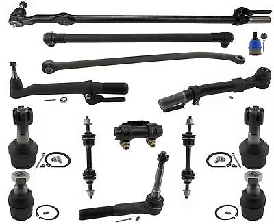 MOOG Front Steering 14 PCS Kit Tie Rod Ends Drag Link For Ford F250 F350 SD 4WD • $759.95