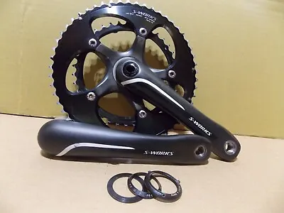 Specialized S-Works Carbon Fiber 10/11 Speed 177.5 BB30 Crankset Cranks Bbt61 • $199.99