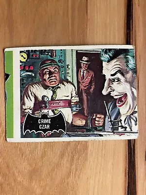 1966 Topps Batman Card #10 Error Miscut Joker • $359.10