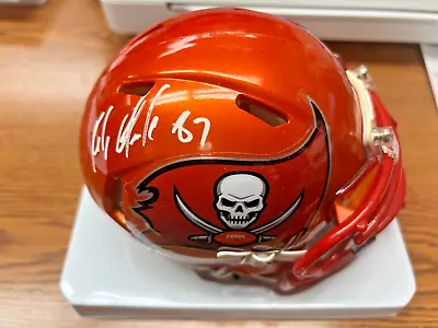 Rob Gronkowski Signed Tampa Bay Buccaneers Speed Flash NFL Mini Helmet • $250