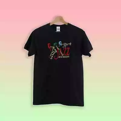 90s Vintage T-Shirt - New Orleans Jazz Tee - Retro Graphic T Shirt - S • $19