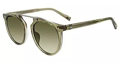 John Varvatos V602 Round 52 Mm Men's Designer Sunglasses In Crystal Green Olive • $99.95